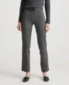 Quince Women's Ultra-stretch Ponte Straight Leg 4-pocket Pants In Charcoal