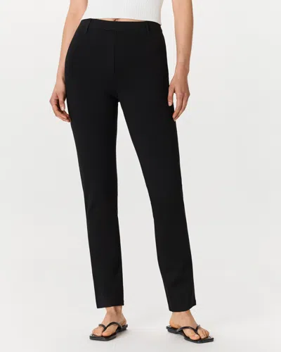 Quince Women's Ultra-stretch Ponte Straight Leg Pants Petite In Black