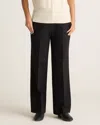 Quince Women's Ultra-stretch Ponte Trouser In Black
