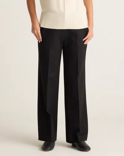 Quince Women's Ultra-stretch Ponte Trouser In Black