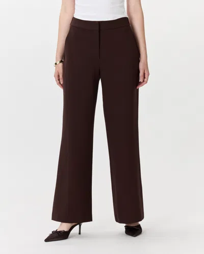 Quince Women's Ultra-stretch Ponte Trouser In Brown