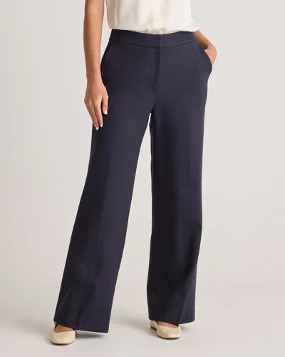Quince Women's Ultra-stretch Ponte Trouser In Navy