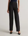 Quince Women's Ultra-stretch Ponte Wide Leg Pants In Black