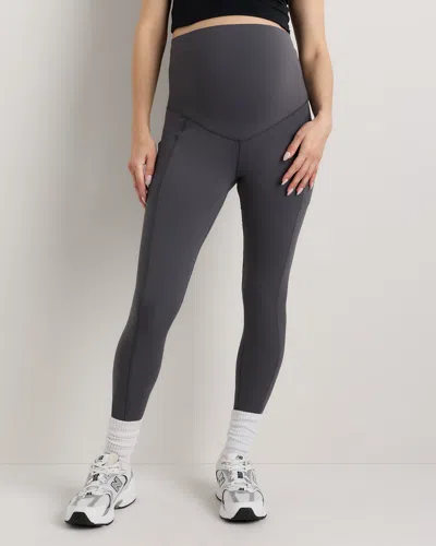 Quince Women's Ultra-form Maternity Pocket Leggings In Black