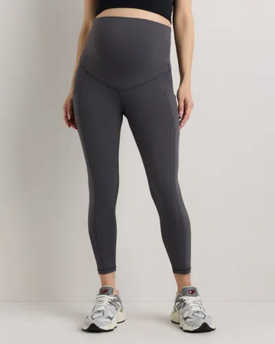 Quince Women's Ultra-form Maternity Pocket Leggings In Black