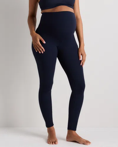Quince Women's Ultra-form Maternity Pocket Leggings In Deep Navy