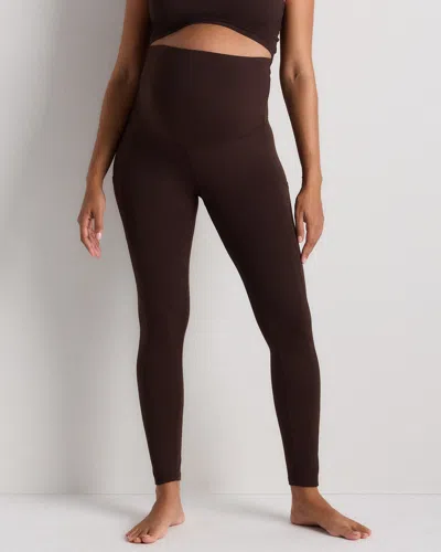 Quince Women's Ultra-form Maternity Pocket Leggings In Espresso