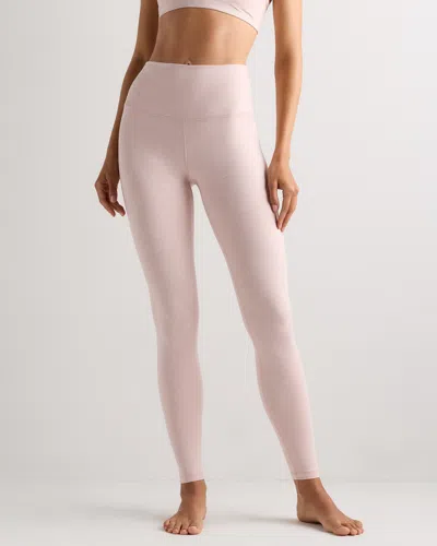 Quince Women's Ultra-soft High-rise Legging In Heather Shell Pink