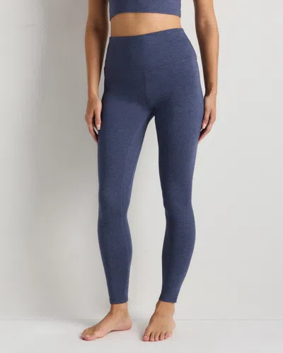 Quince Women's Ultra-soft High-rise Legging In Heather Storm Blue