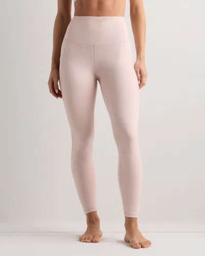 Quince Women's Ultra-soft High-rise Pocket Legging In Heather Shell Pink