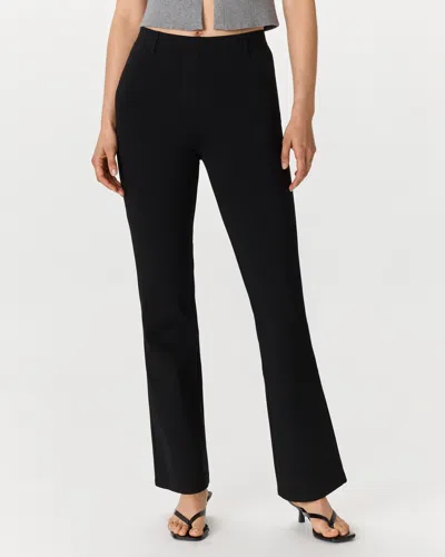 Quince Women's Ultra-stretch Ponte Bootcut Pants Petite In Black