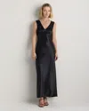 Quince Women's V-neck Maxi Dress In Black