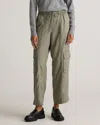 Quince Women's Vintage Wash Tencel Drawstring Cargo Pants In Olive