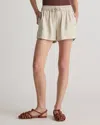 Quince Women's Vintage Wash Tencel Utility Shorts In Shale