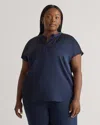 Quince Women's Washable Stretch Silk Dolman Sleeve Blouse In Navy