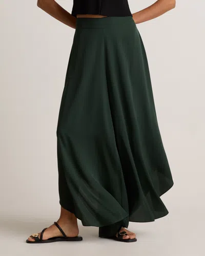 Quince Women's Washable Stretch Silk Palazzo Pants