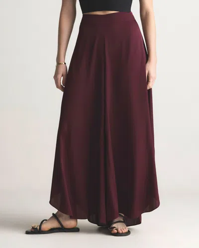 Quince Women's Washable Stretch Silk Palazzo Pants