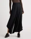 Quince Women's Washable Stretch Silk Palazzo Pants In Black