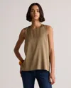 Quince Women's Washable Stretch Silk Shell Tank Top
