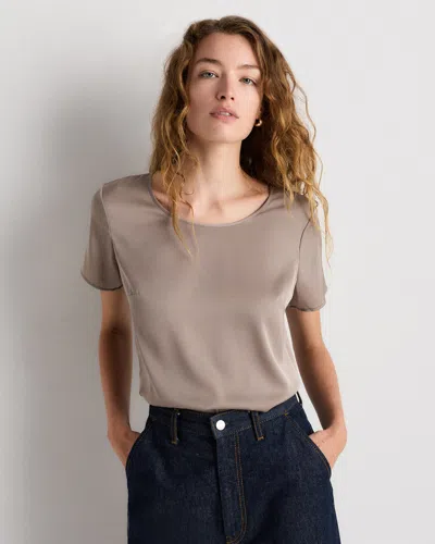 Quince Women's Washable Stretch Silk T-shirt In Neutral