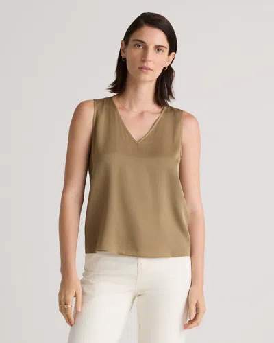 Quince Women's Washable Stretch Silk Tank Top In Dogwood