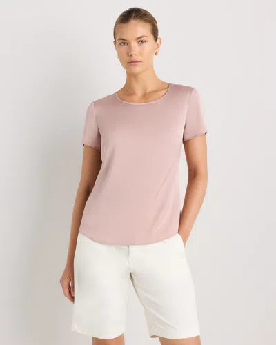 Quince Women's Washable Stretch Silk T-shirt In Pink