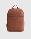 Quince Women's Water Repellent Puff Commuter Backpack In Terracotta