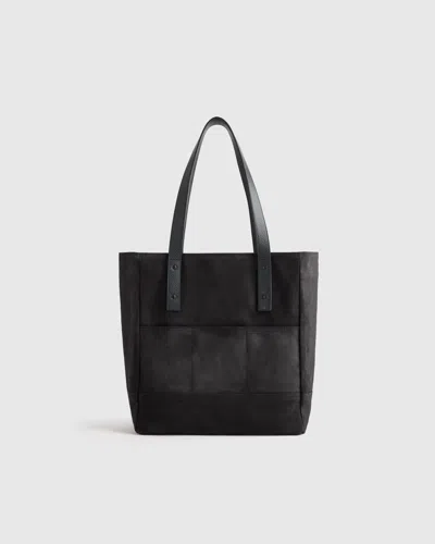 Quince Women's Waxed Canvas Utility Tote In Black