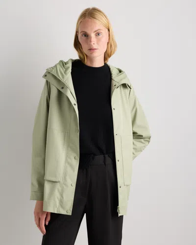 Quince Women's Weather Proof Oversized Rain Jacket In Green