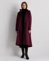 Quince Women's Weatherproof Rain Trench Coat In Burgundy