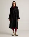 Quince Women's Weatherproof Rain Trench Coat In True Black