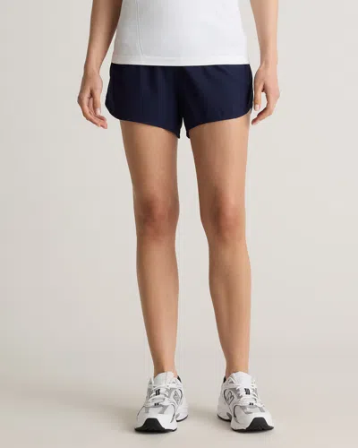 Quince Women's Weightless High-rise Running Short In Deep Navy