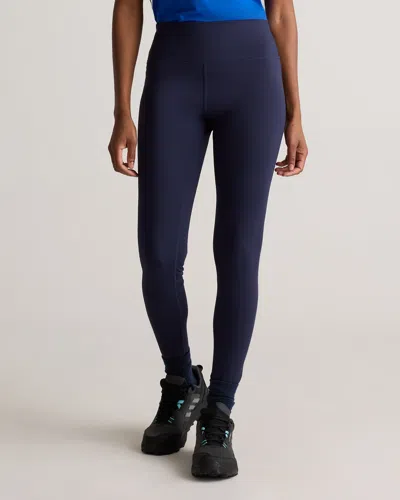 Quince Women's Whistler High-rise Thermal Legging In Deep Navy