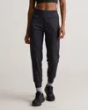 Quince Women's Whistler Mid-rise Thermal Jogger In Black