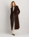 Quince Women's Wool Cashmere Tailored Coat In Brown
