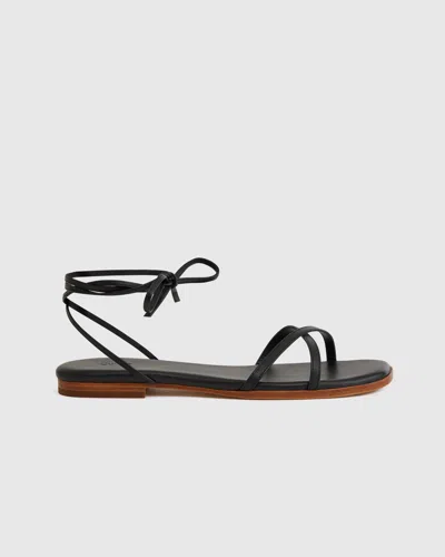 Quince Women's Wrap Sandal In Black