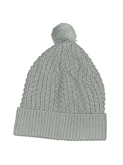 Pre-owned Quincy Mae Kids' Beanie Hat In Gray