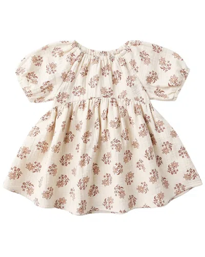 Quincy Mae Kids' Bella Dress In Neutral