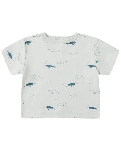 Quincy Mae Kids' Boxy Tee In White