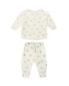Quincy Mae Boys' Long Sleeve Tee & Pants Set - Baby In Brown