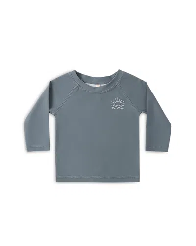 Quincy Mae Boys' Rashguard Swim Top - Baby In Blue