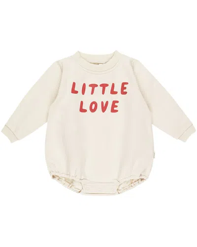 Quincy Mae Kids' Bubble Romper In White