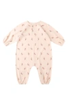 Quincy Mae Candy Cane Romper In Pink