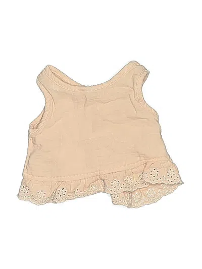 Pre-owned Quincy Mae Babies' Cardigan Sweater In Tan