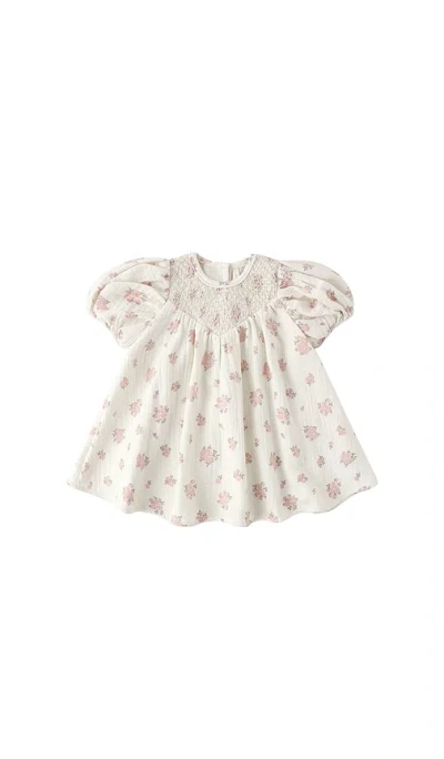 Quincy Mae Carina Dress In Neutral