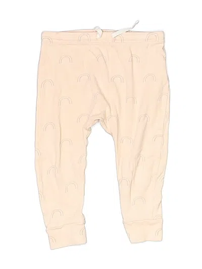 Pre-owned Quincy Mae Kids' Casual Pants In Ivory
