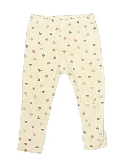 Pre-owned Quincy Mae Kids' Casual Pants In Ivory