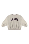 Quincy Mae Champ Sweatshirt In Gray