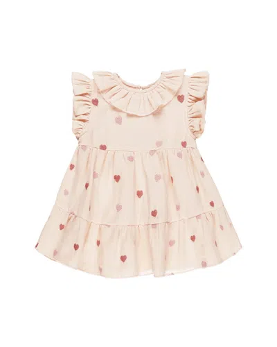 Quincy Mae Kids' Charlotte Dress In Pink