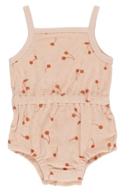 Quincy Mae Babies'  Cherry Print Cotton Terry Romper